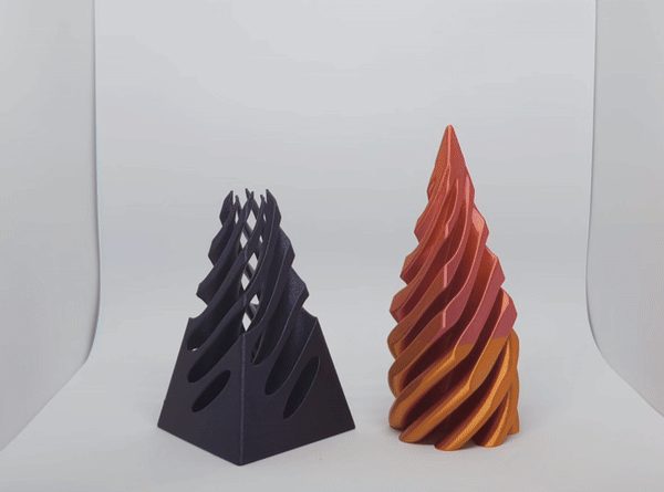 Impossible Spiral Pyramid