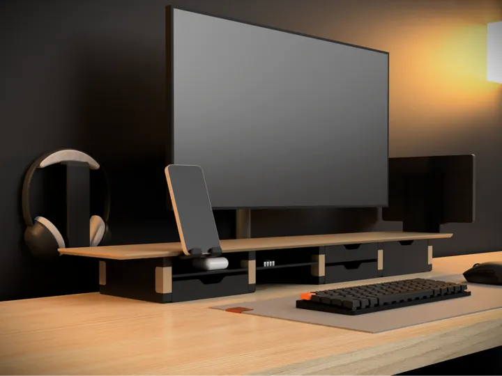 Modular Desk Shelf