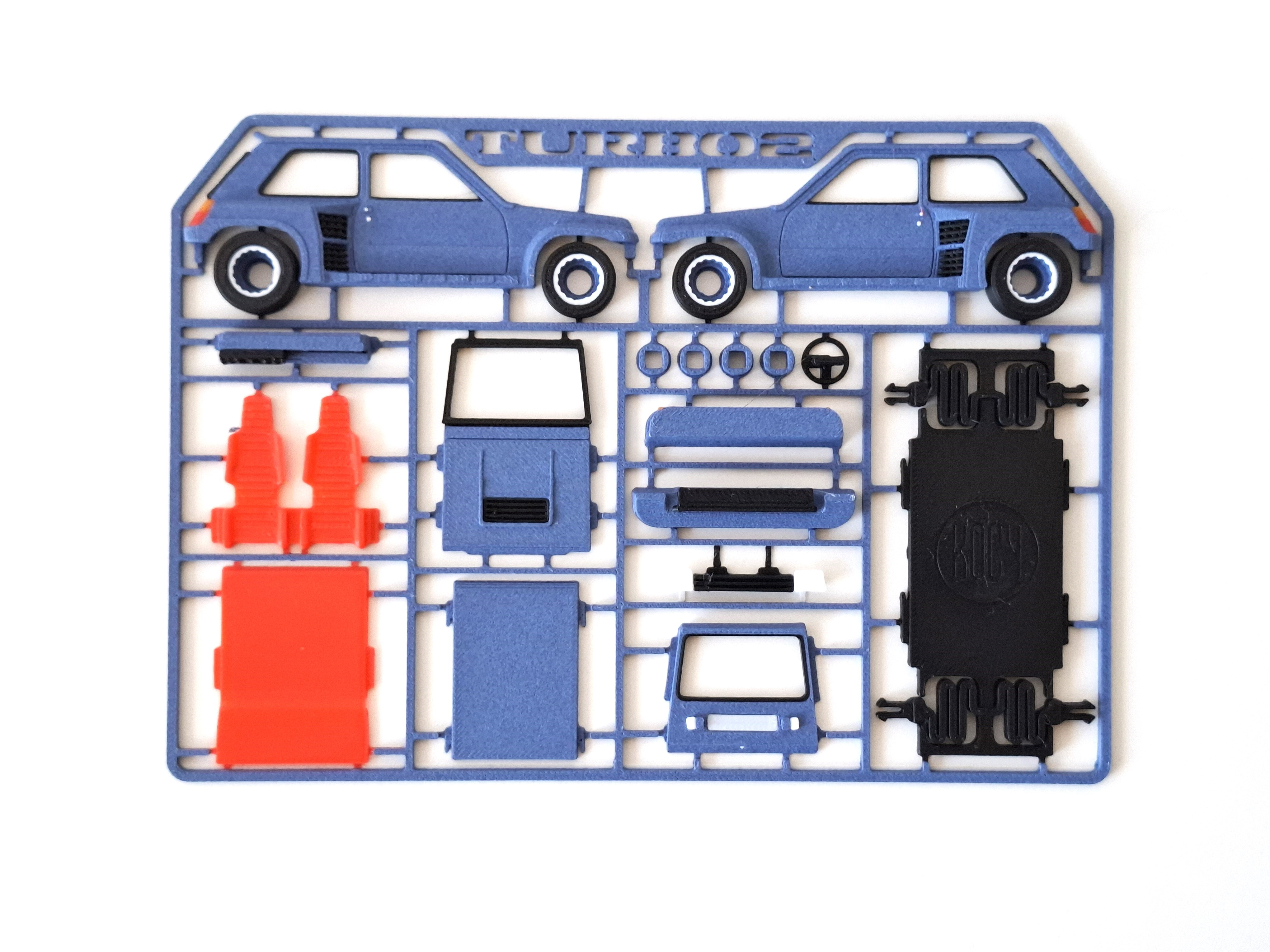 R5 Turbo Kit Card Model, photo 3