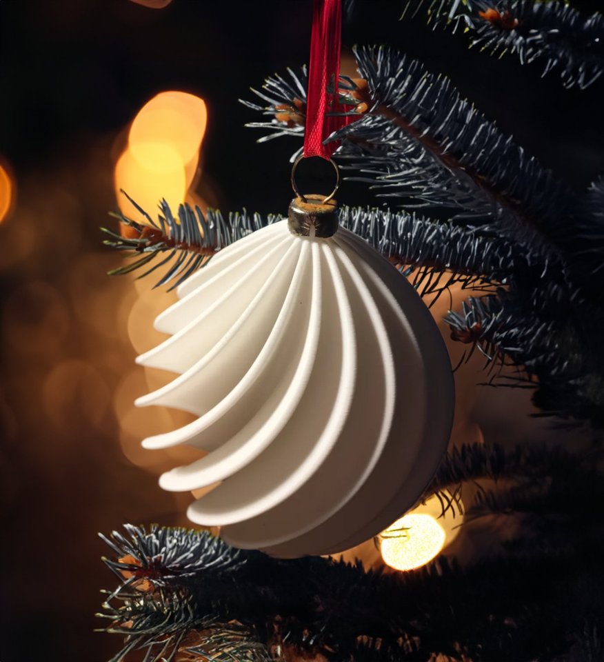 Enfeite de Natal escultural