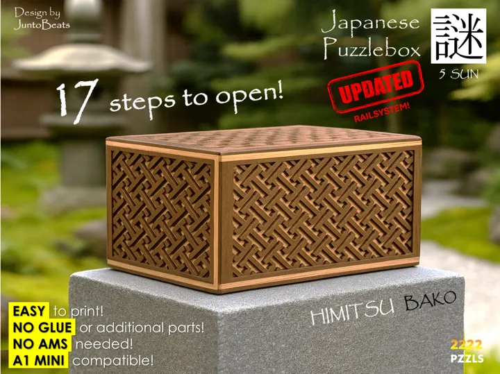 Japanese 17-Step Puzzle Box