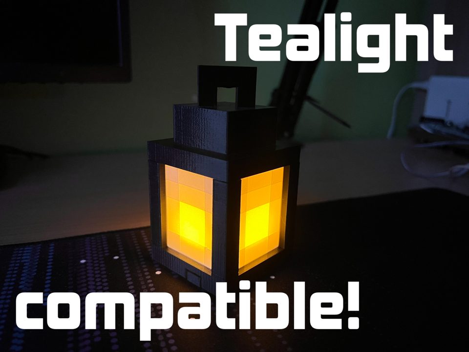 Pixel Lantern for LED Tealight