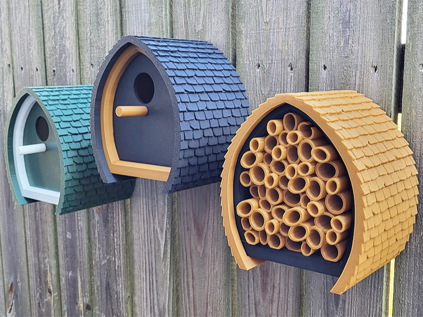 Shingled Bird and Ladybug House, photo 2