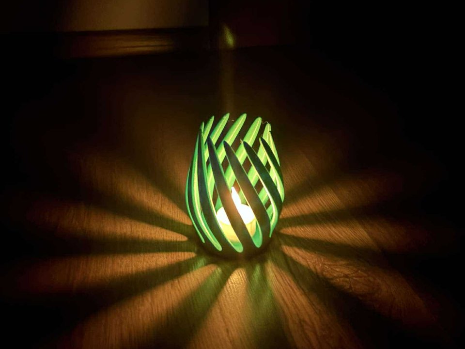 Openwork Christmas lantern