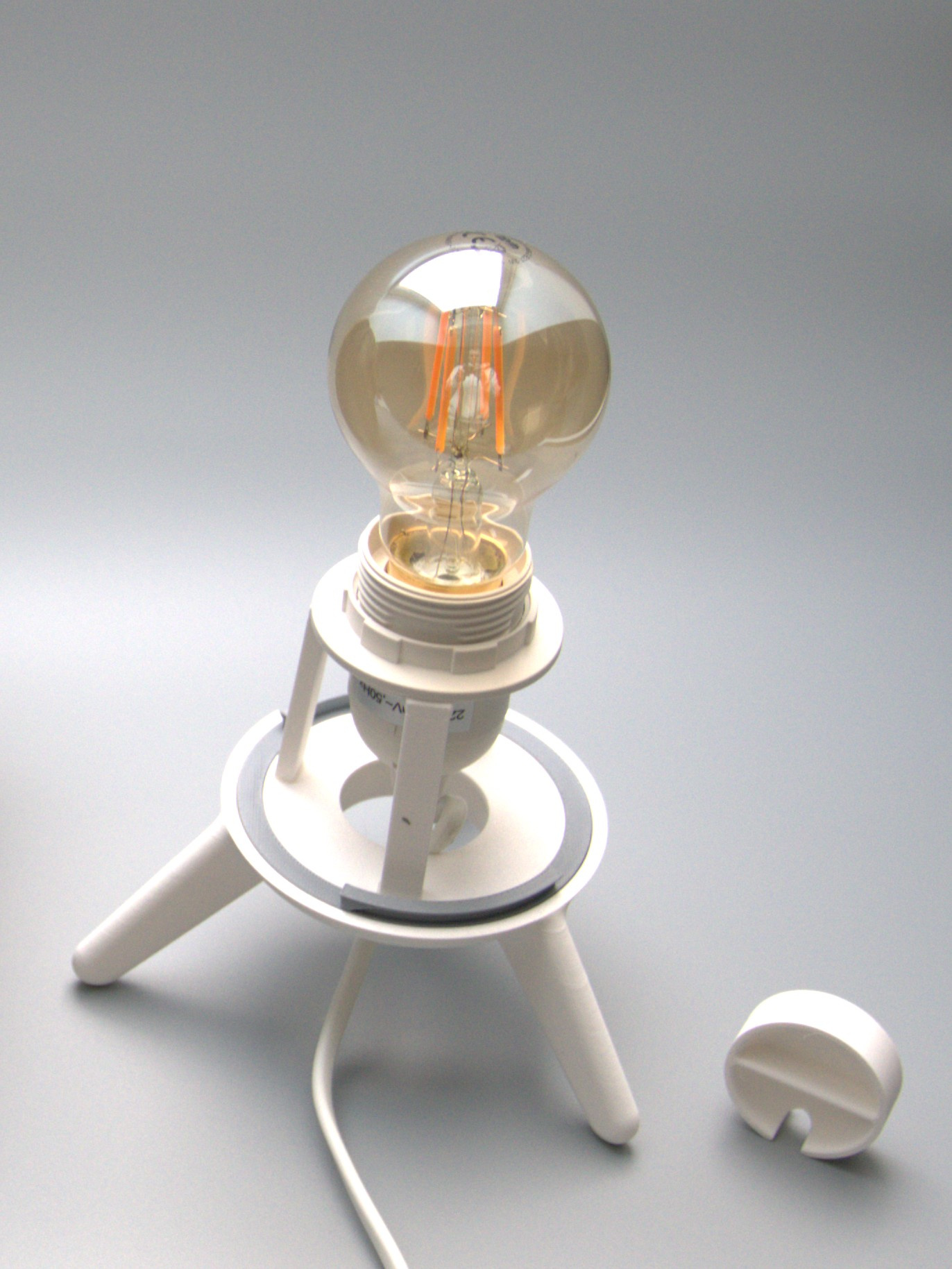 Striped Swirl Lamp, photo 2
