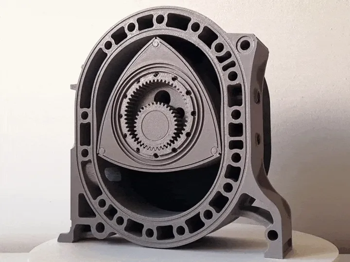 Motorized Wankel Rotary Engine