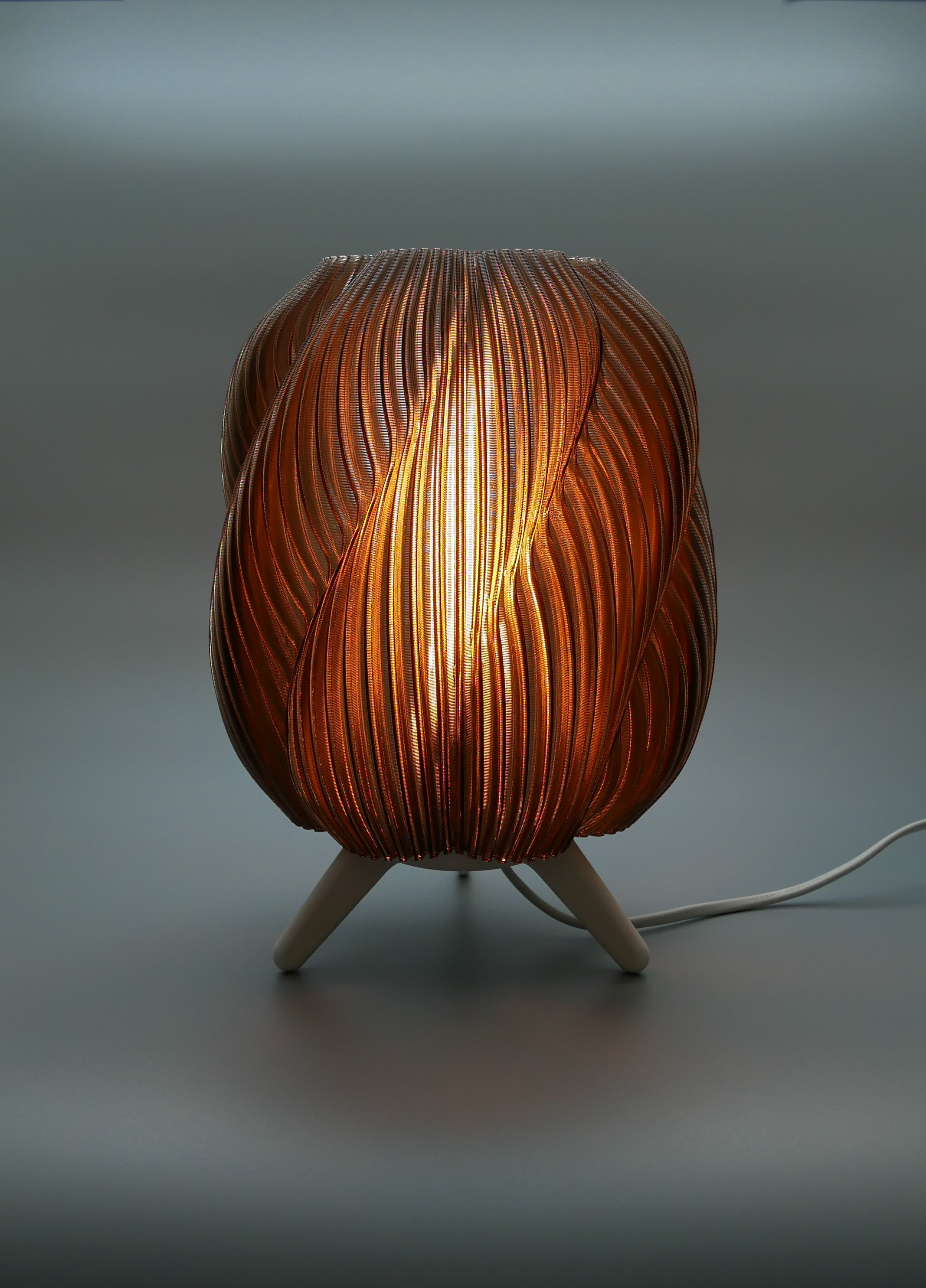 Striped Swirl Lamp, photo 3