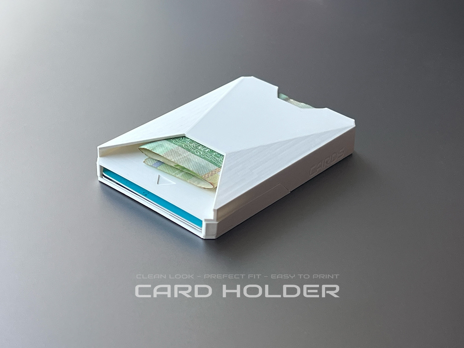 Slim Geometric Card Holder, photo 5