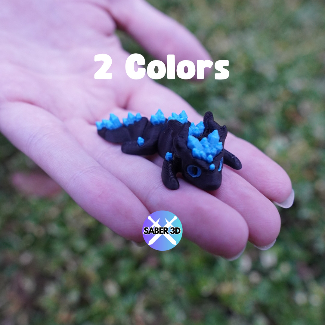 Mini Articulated Crystal Dragon, photo 2