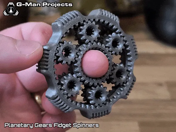 Planetary Gears Finger Fidget Spinner