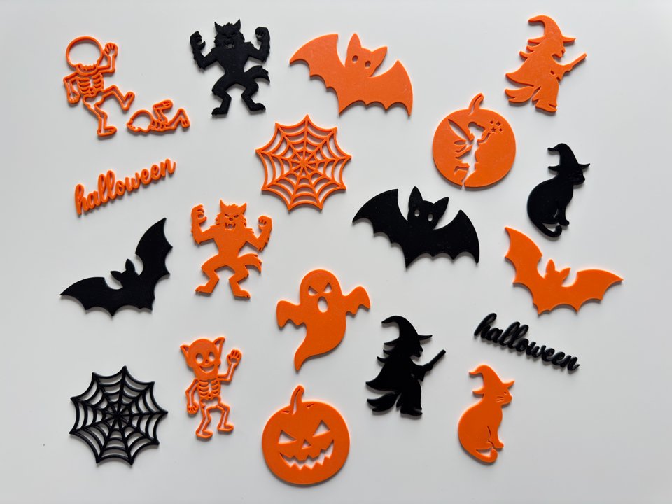 Fall and Halloween table decoration