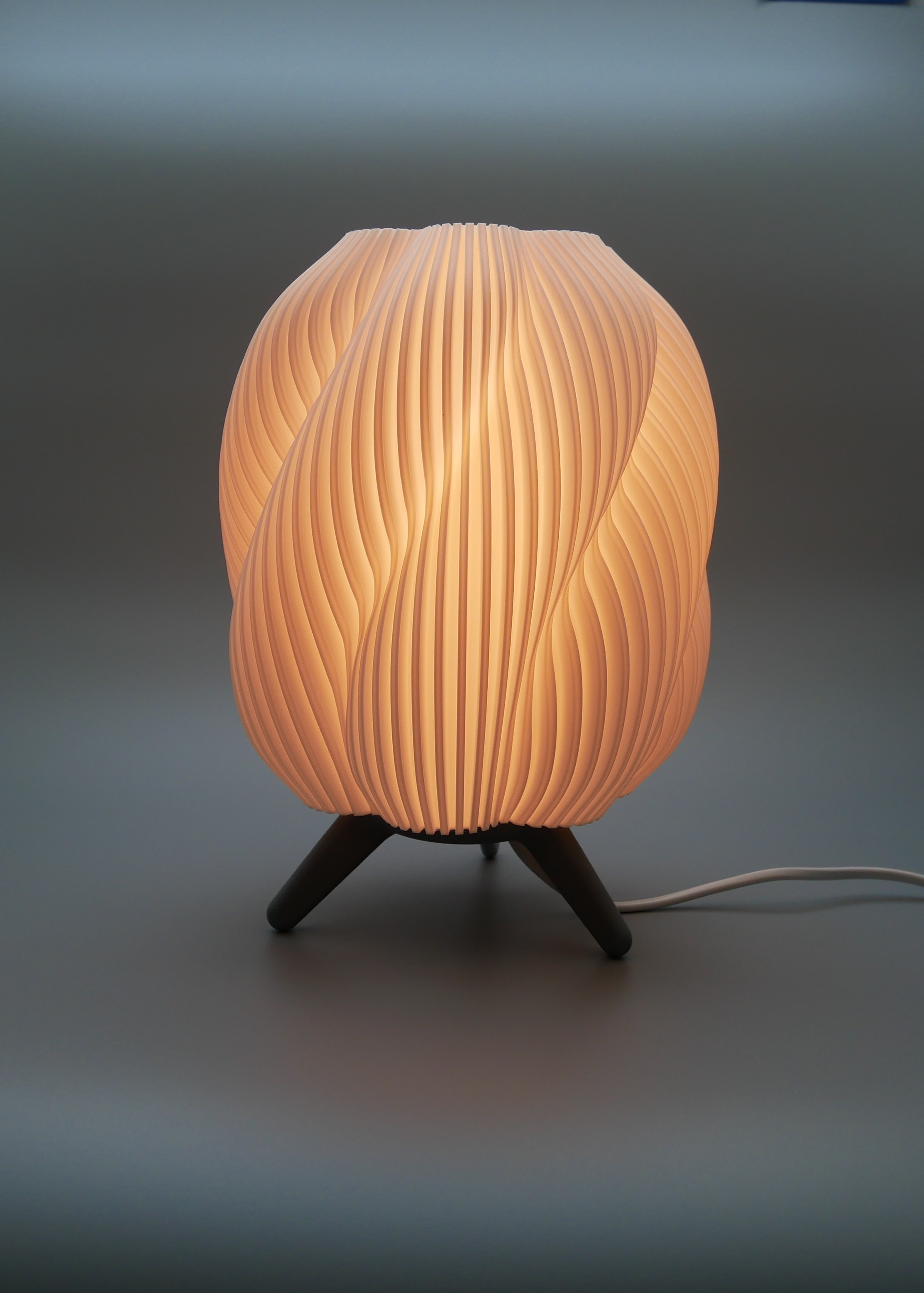 Striped Swirl Lamp, photo 4