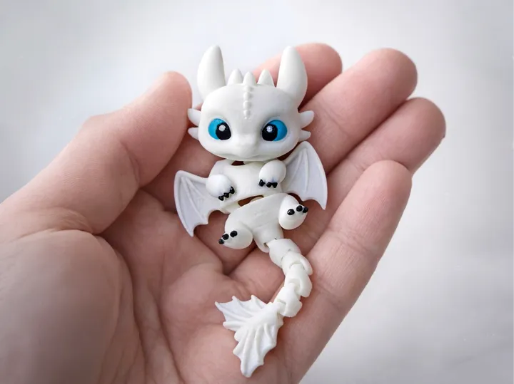Articulated Dragon Keychain