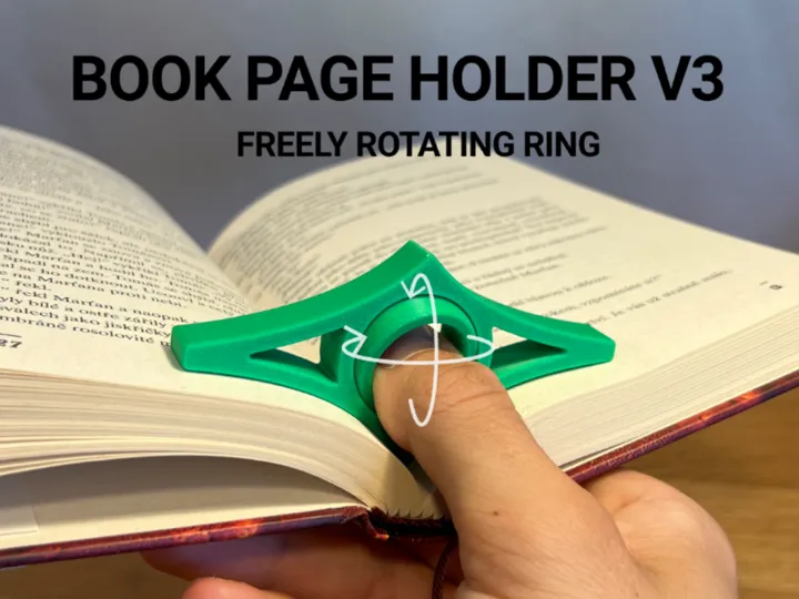 Ergonomic Book Page Holder