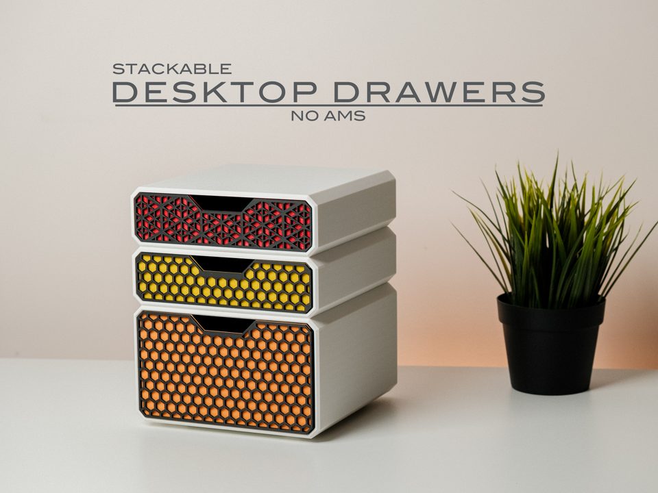 Stackable Desktop Drawers