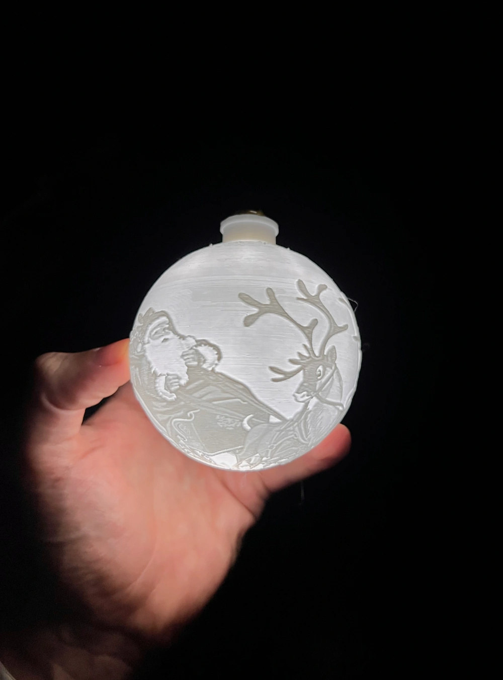 Lithophane Christmas ornament, photo 4