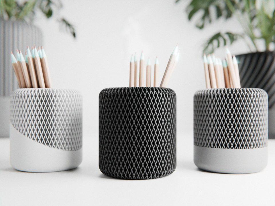 Japandi Pencil Holder