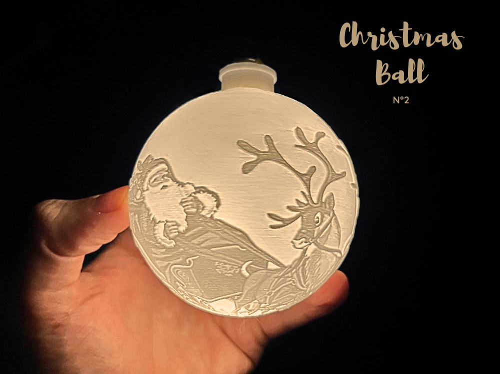 Lithophane Christmas ornament, photo 5
