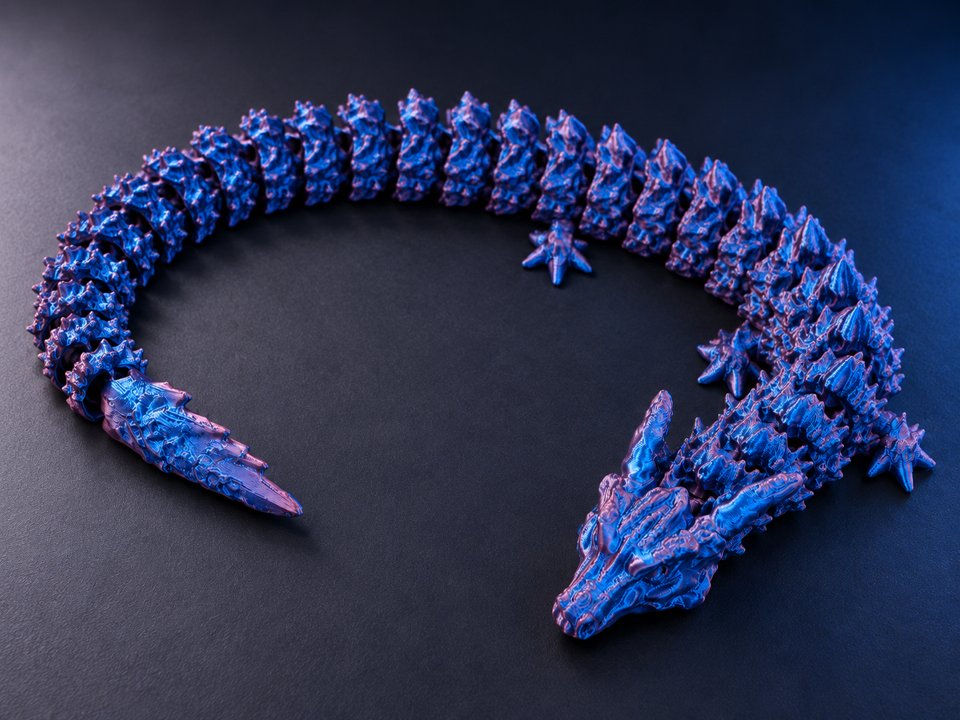 Dragão flexível antistress