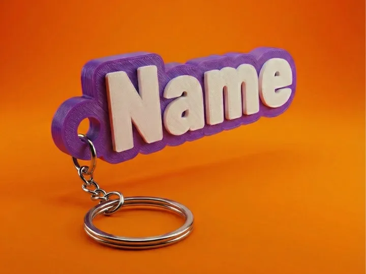 Custom Name Keychain Tag