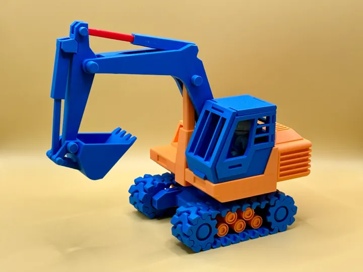 Assembleable Toy Excavator