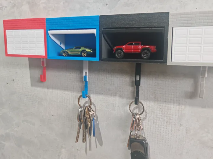 Car Garage Key Holder Opening Door