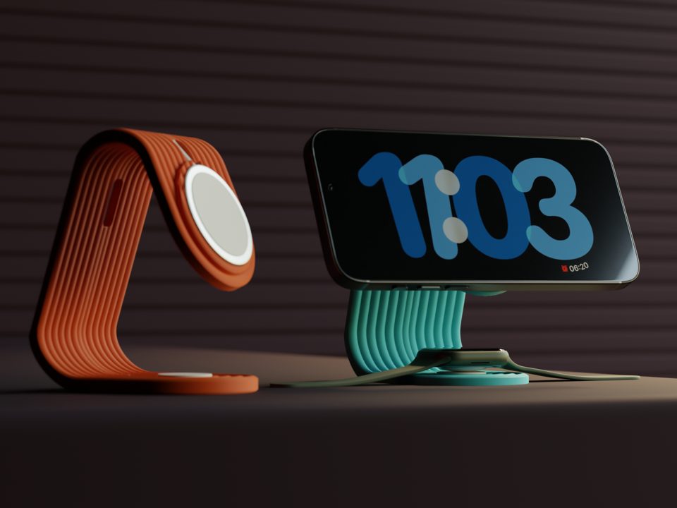 Phone and Watch Charger Stand