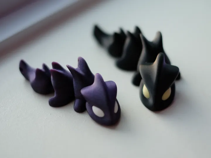 Mini Articulated Dragon Keychain