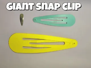 Giant Hair Clip Decor