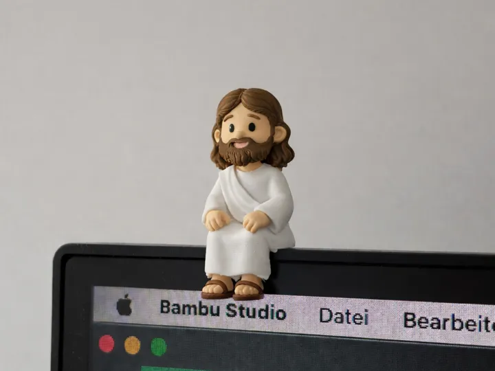 Mini Jesus Shelf & Monitor Sitter