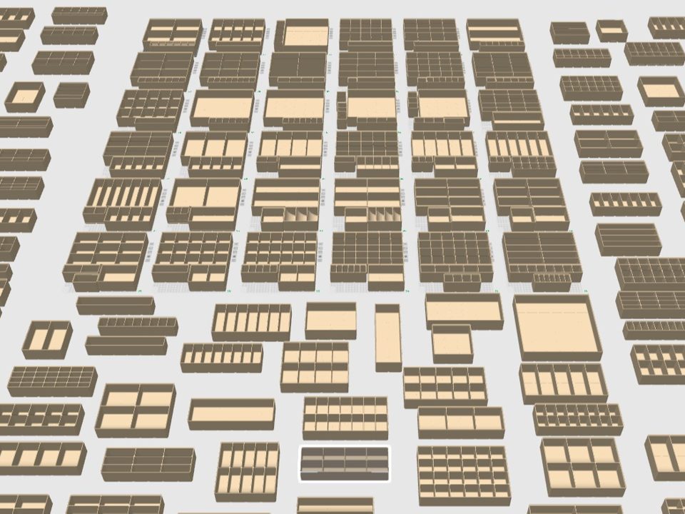 Modular Drawer Bins