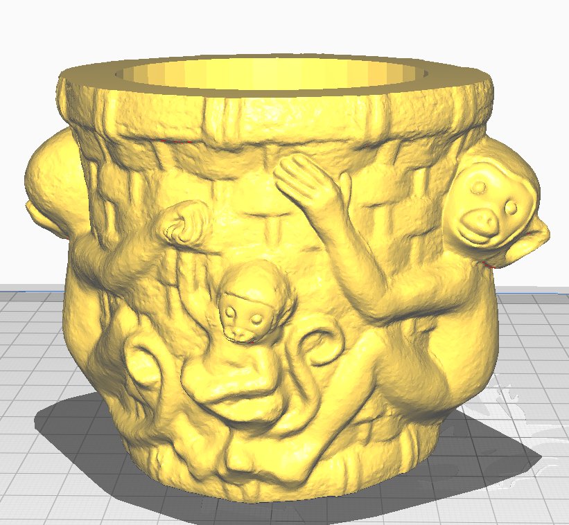 Little monkey planter
