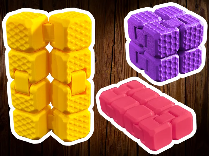 Angled Fidget Cube Toy