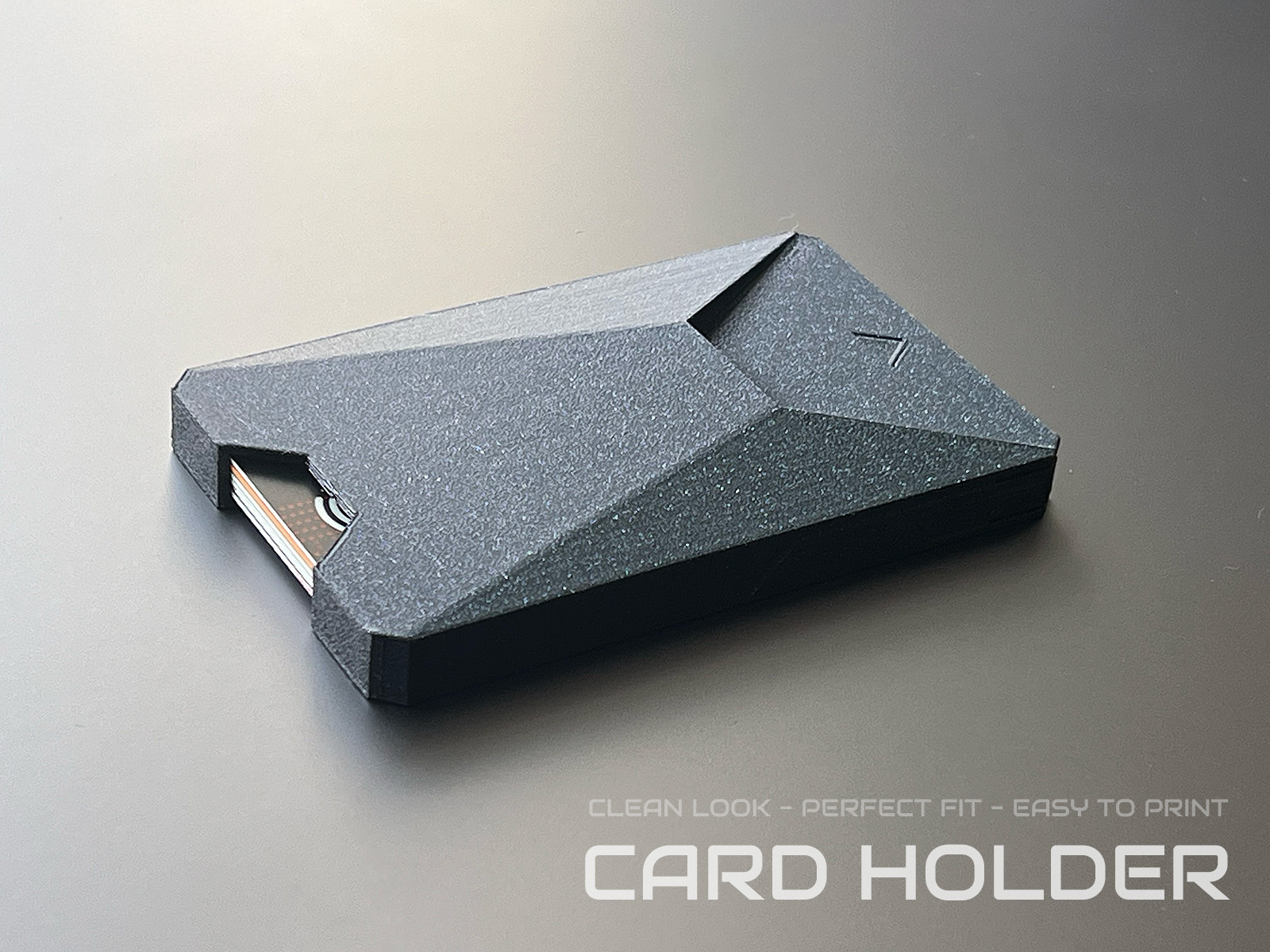 Slim Geometric Card Holder, photo 2