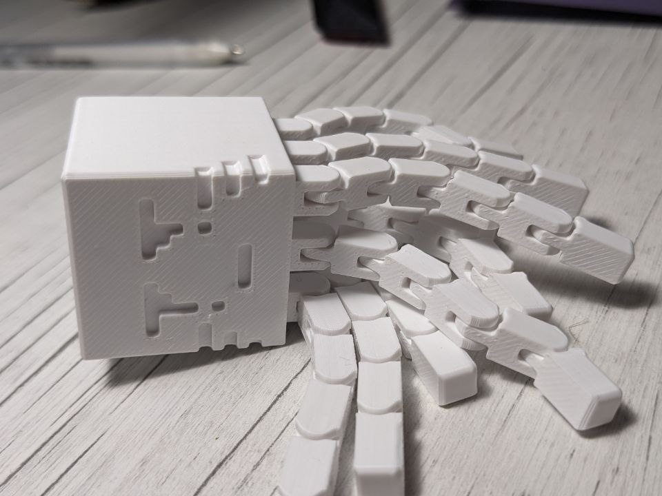 Articulated Minecraft-Style Ghast, photo 2
