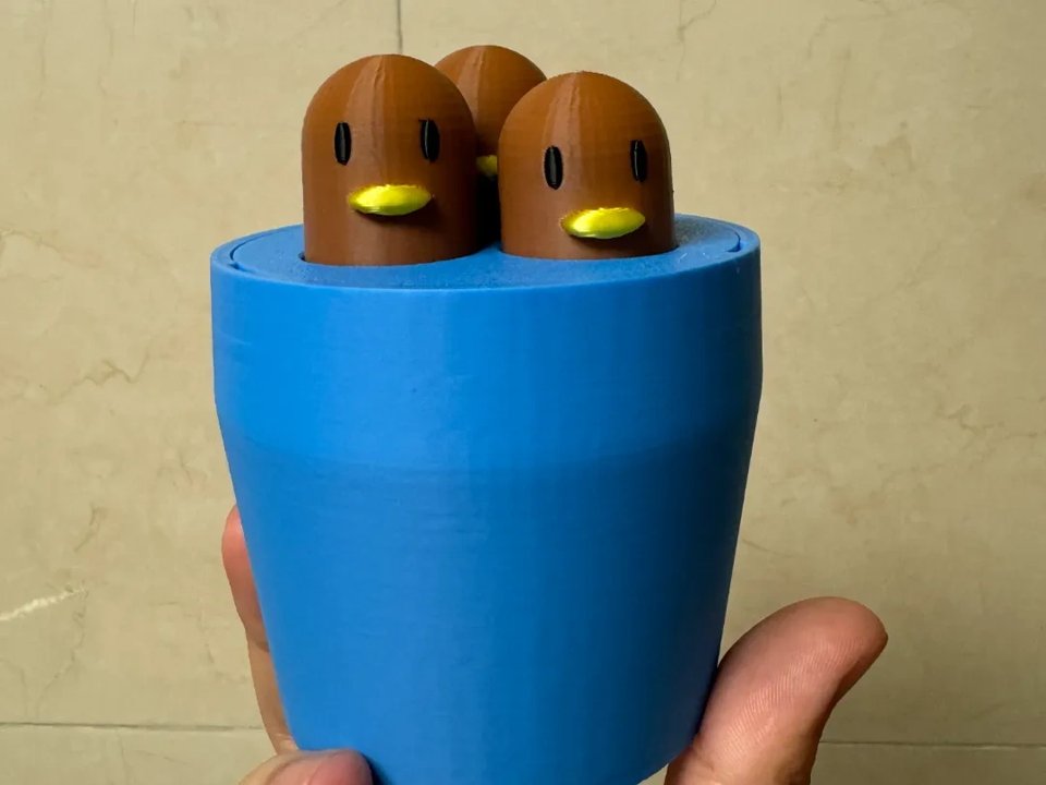 Character trio planter