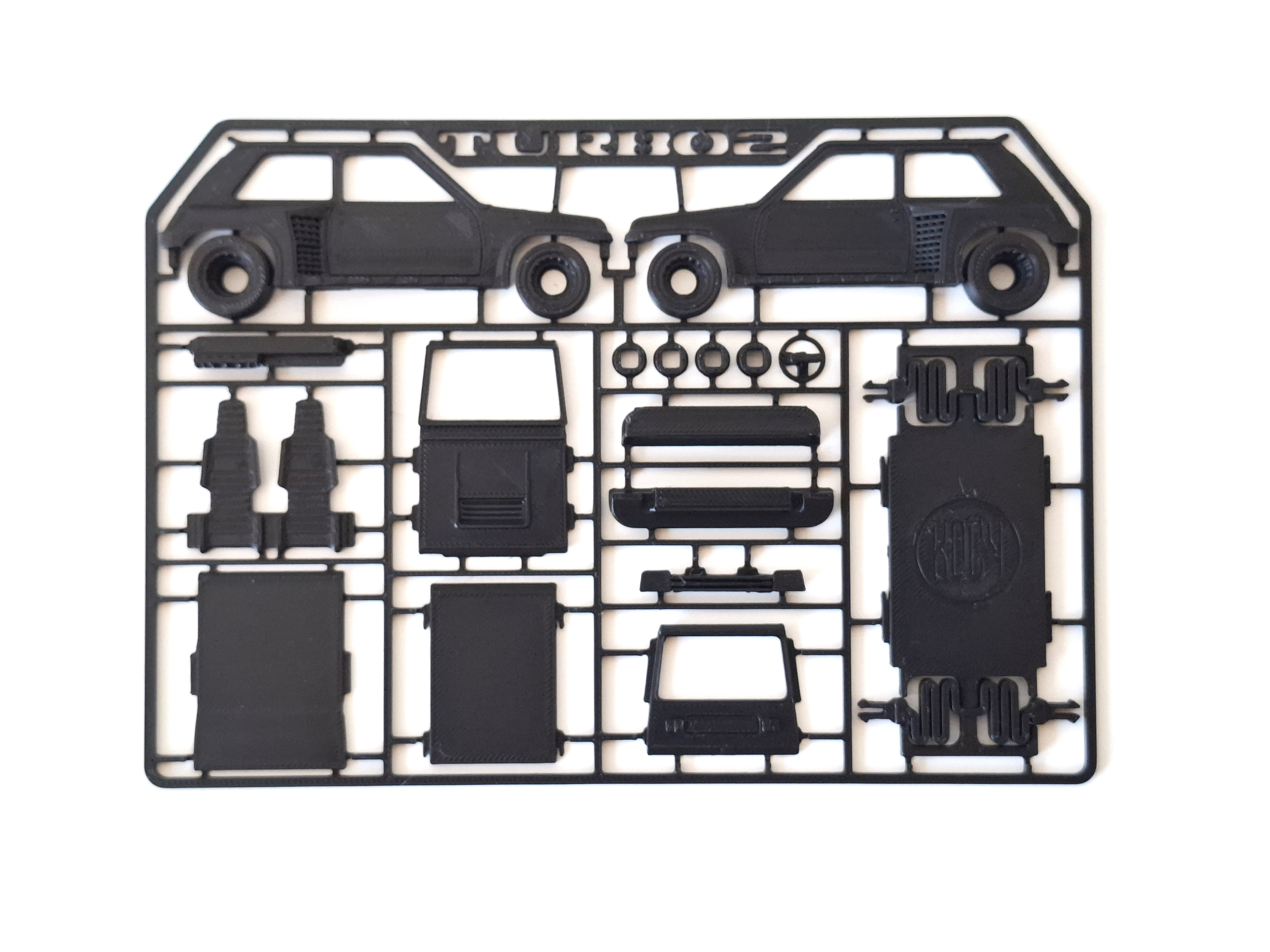 R5 Turbo Kit Card Model, photo 4