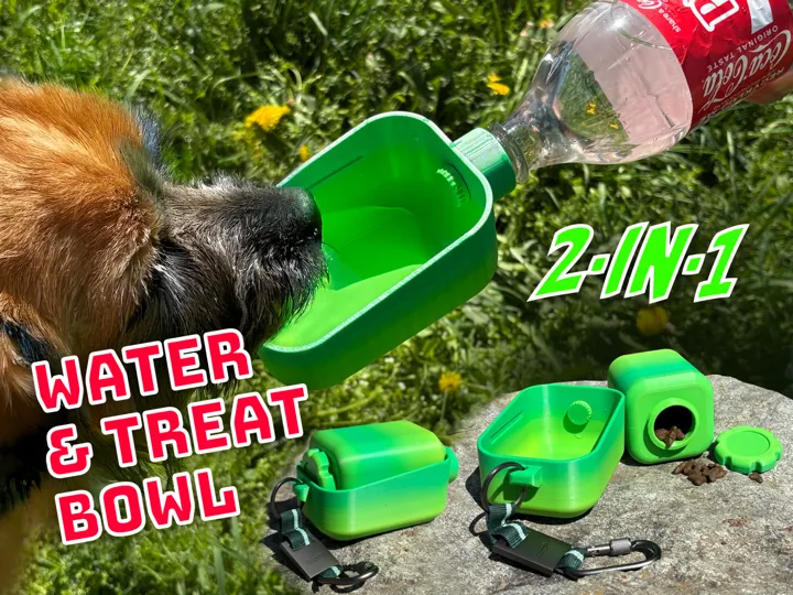 TrailBuddy 2-in-1 Pet Bowl