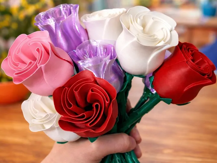 Decorative Rose with Stem