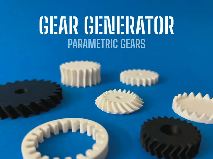 Parametric Gears and Racks Set