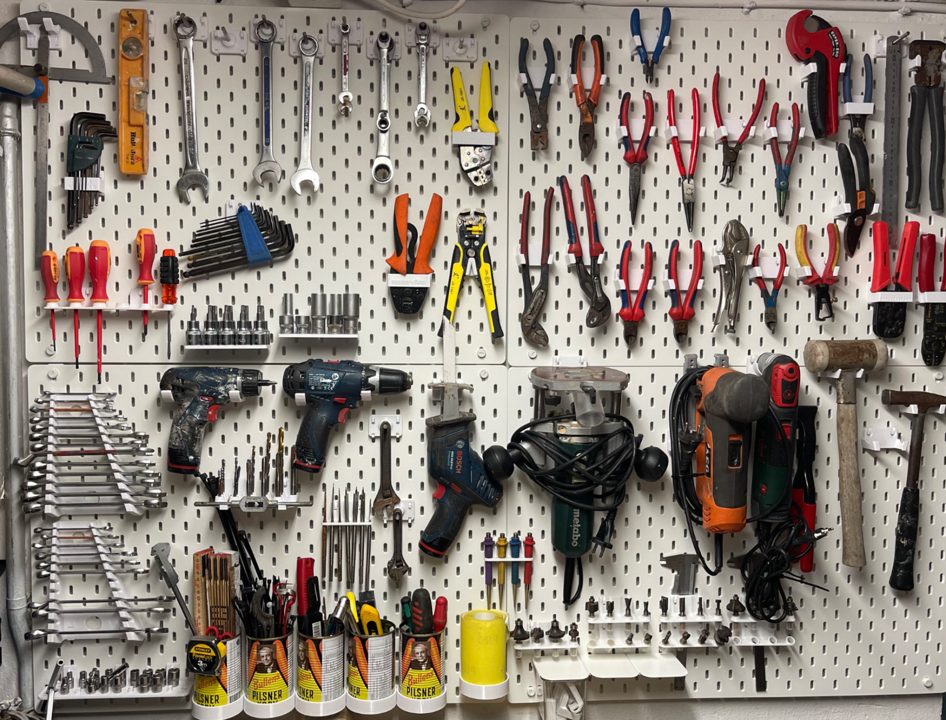Pegboard Storage Mount Set