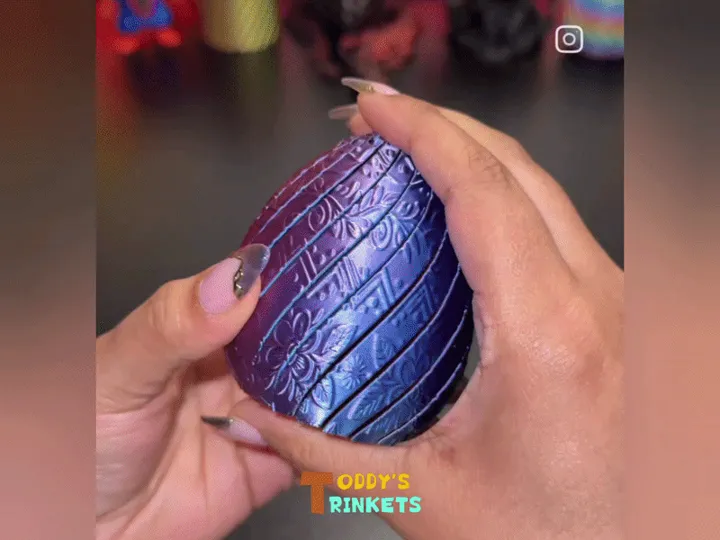 Embossed Twisty Dragon Egg