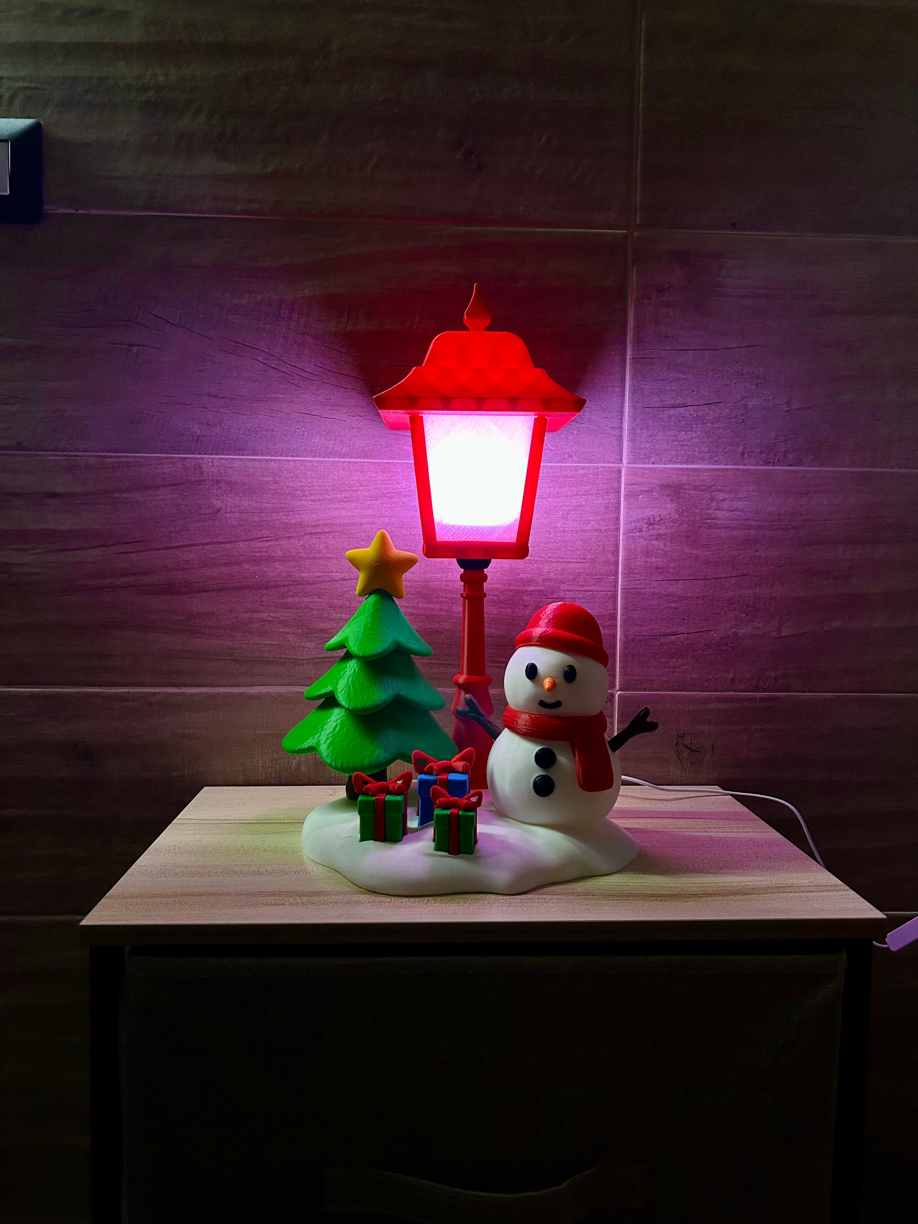 Christmas diorama lamp, photo 2